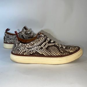 Bally Men's Hernando Python Low-top Sneaker Size 10